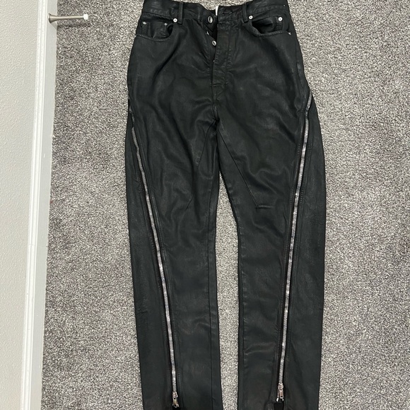 Rick Owens wax denim pants - Picture 1 of 10